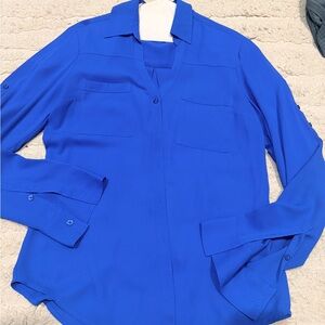 Express Women's Vibrant Blue Blouse